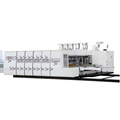 ποιότητας  Cardboard Box Printing Box Maker 1200*2400mm Flexo Two Color Printer Case Maker Cartonn Slotter With Folder Gluer εργοστάσιο